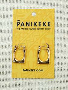 Panikeke Jewellery: OMOKA 18K GOLD HOOPS