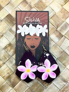 Panikeke Earrings: SILIVA PUALAHI DROP