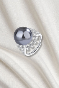 MALOA PEARL SILVER PLATED RING