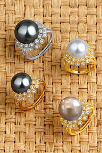MALOA PEARL GOLD PLATED RING