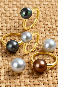 PALOA PEARL GOLD PLATED RING