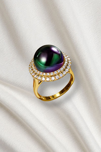 TALOA PEARL GOLD PLATED RING