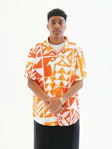Panikeke Kloset: KAMATA ORANGE BOYS SHIRT