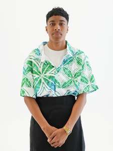 Panikeke Kids: HULITIA BLUE BOYS SHIRT