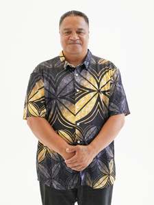 Panikeke Man: HULITIA BLACK MENS SHIRT