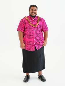 Panikeke Man: IOLANA PINK MENS SHIRT