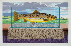 Silkscreen Prints: BROWN TROUT