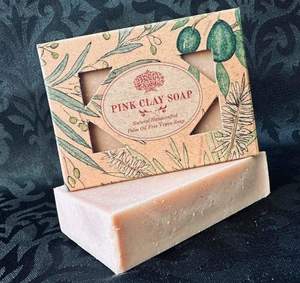 Vegan Pink Clay Soap – Panna’s ArtBox