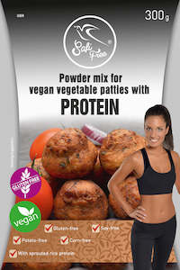 Products: Powder mix for vegan vegetable patties with Protein