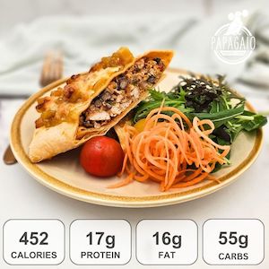 Classic Lunch & Dinner: OVEN-BAKED CHICKEN BURRITO