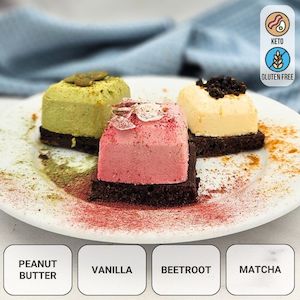 dessert: KETO RAW CHEESECAKE (3x80g)