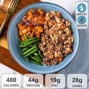 Classic Menu: GARLIC PRAWNS WITH FRIED QUINOA