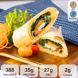 Keto Menu: KETO SALMON EGG WRAP