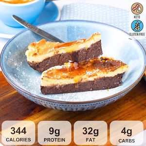 Keto Menu: KETO CHEESECAKE BROWNIE (2x100g)