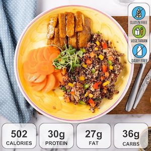 Classic Lunch Dinner: CHINESE FRIED QUINOA & TEMPEH