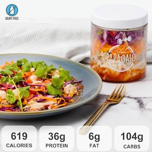 Healthy Meal Jars 1: ASIAN CHICKEN NOODLE SLAW JAR