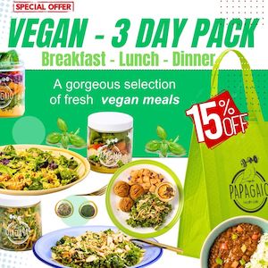 Full Menu: VEGAN SAMPLE / 3 DAY MEAL PACK
