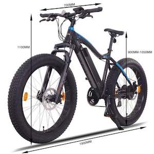 Trail E Bikes: 2025 NCM Aspen Plus Fat Electric Bike,E-Bike, 48V 16Ah E-MTB 768Wh Battery