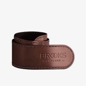 Brooks: Leather Trouser Strap Brown
