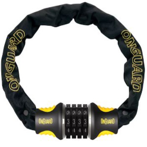 MASTIFF CHAIN LOCK COMBO - 75cm X 6mm - ONGUARD