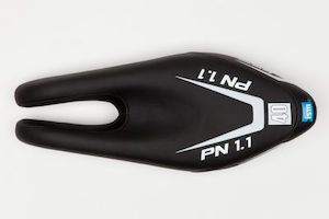 ISM Saddle PN 1.1 Black L-275 W-110 SatinSteel Rai