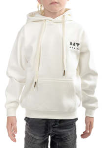Frontpage: MT | Warm White Hoodie | Original Logo | Kids