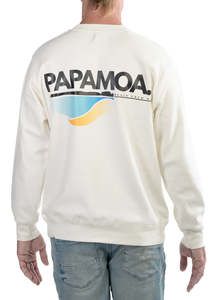 PAP | Warm White Crewneck | Original Logo | Adults