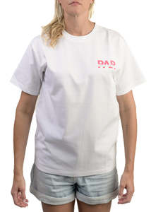 T Shirts: PAP | White T-Shirt | Pink Logo | Adults