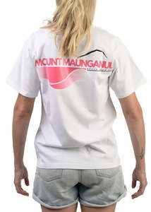 MT | White T-Shirt | Pink Logo | Adults