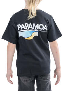T Shirts: PAP | Black T-Shirt | Original Logo | Kids