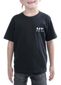 MT | Black T-Shirt | Original Logo | Kids