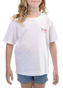 PAP | White T-Shirt | Pink Logo | Kids