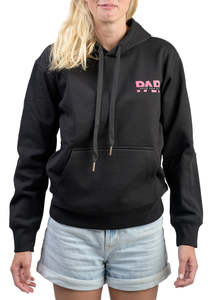 Hoodies: PAP | Black Hoodie | Pink Logo | Adults