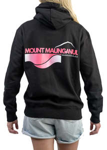 Hoodies: MT | Black Hoodie | Pink Logo | Adults