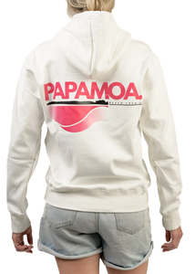 Hoodies: PAP | Warm White Hoodie | Pink Logo | Adults