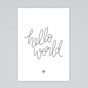Clearance: Hello World | DISCONTINUED STOCK