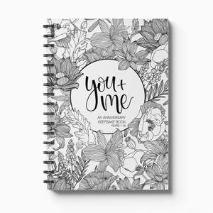 You + Me Anniversary Keepsake Book