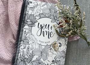 Products: 'You + Me' Keepsake Guest Book