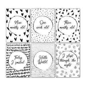 Products: Downloadable Baby Milestone Cards