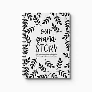 Our Grand Story - Grandparent Keepsake Memory Book - Samples/Clearance