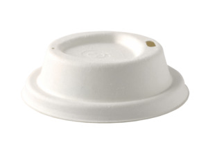 BioPak 80mm Small Sugarcane BioCup Lids