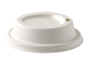 BioPak 90mm Large Sugarcane BioCup Lids