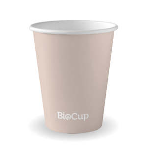 BioPak 280ml / 8oz (80mm) Aqueous Single Wall BioCup