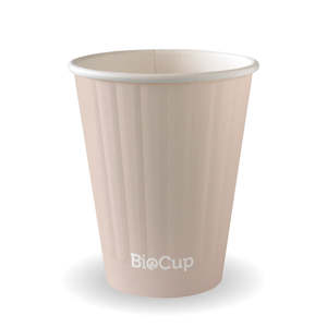 BioPak 255ml / 8oz (80mm) Aqueous Double Wall BioCup
