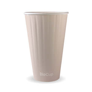 Aqueos Double Wall: BioPak 460ml / 16oz (90mm) Aqueous Double Wall BioCup