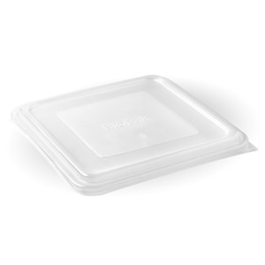 Biocane Rectangular Containers: BioPak 3/4/5 Compartment PP Takeaway LARGE Lid
