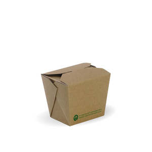 Bioboard Noodle Boxes: BioPak 8oz BioBoard Noodle Box