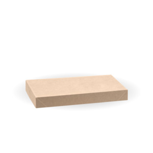 BioPak Extra Small Kraft Board Catering Tray Lids