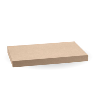 BioPak Medium Kraft Board Catering Tray Lids