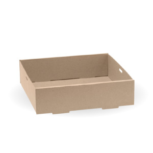 BioPak Small Kraft Board Catering Tray Bases
